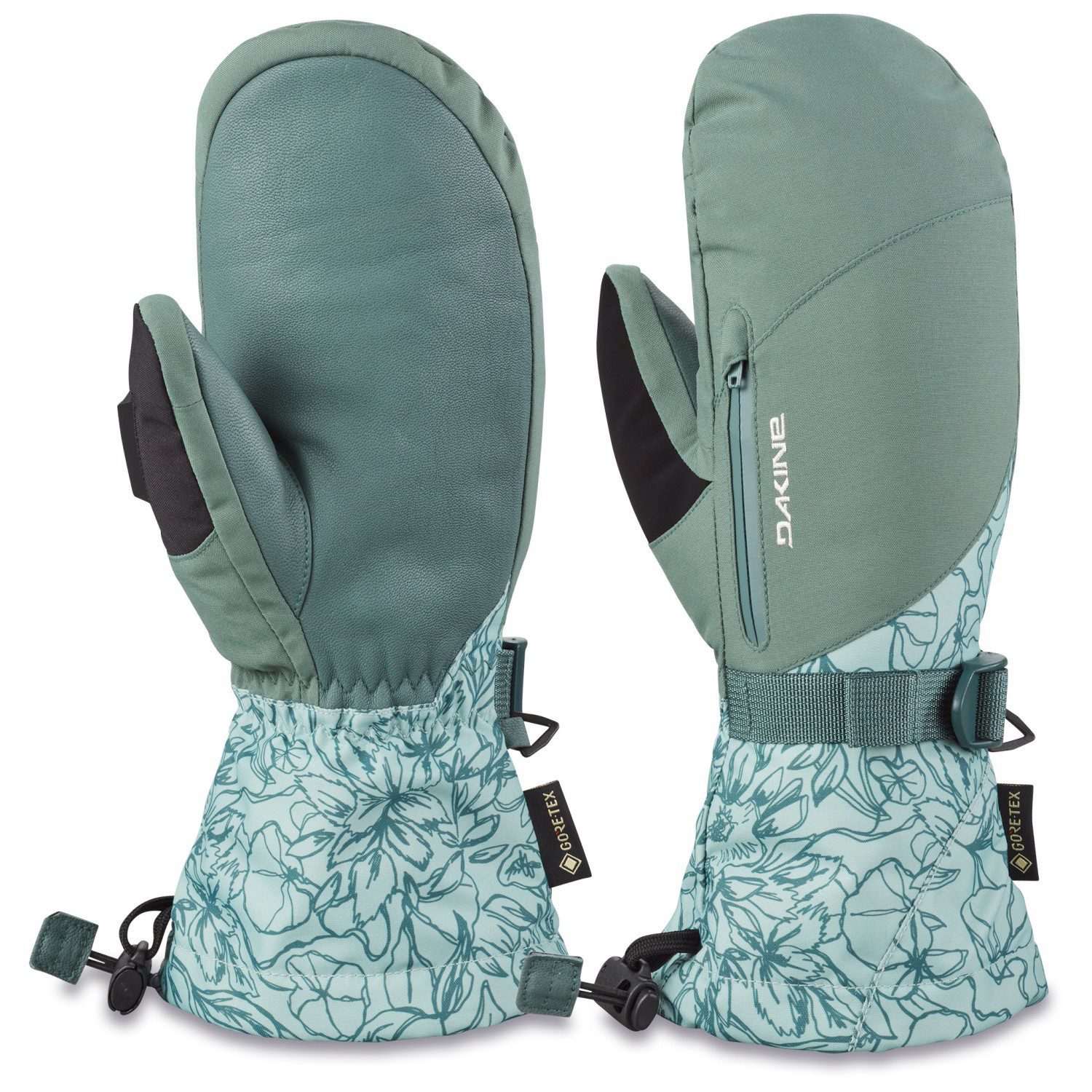 Dakine Leather Sequoia Women's Gore-Tex Mitt - Poppy Iceberg | Gnomes ...