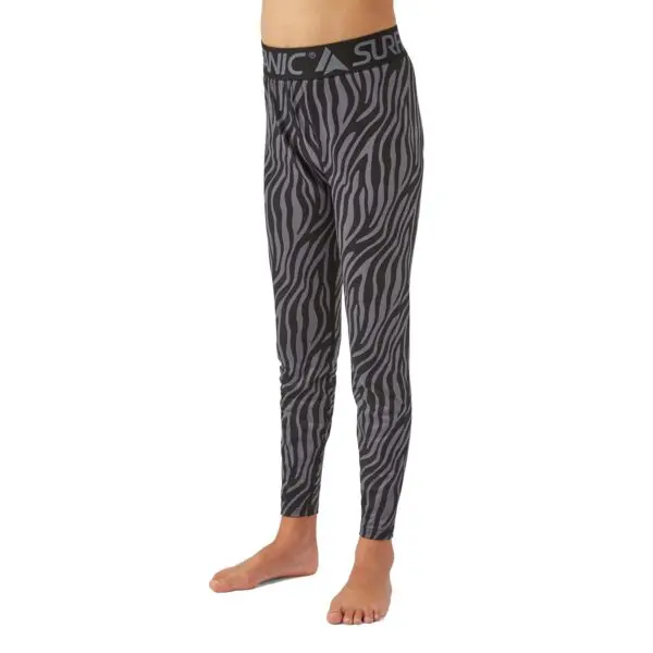 Surfanic Cozy Long John Girl's - Black/Zebra