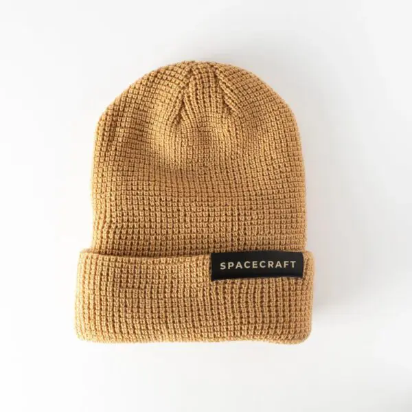 Spacecraft Merino Wool Index Beanie - Khaki