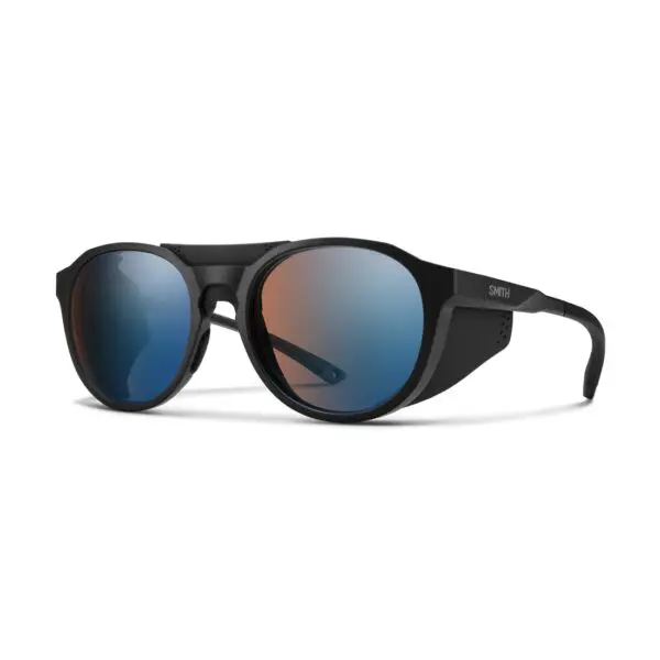Smith Venture - Matte Black / CP Glacier Photochromic Copper Blue Mirror
