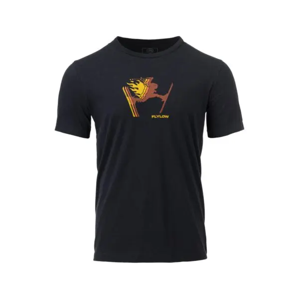 Flylow Flame Daffy Tee - Black Heather