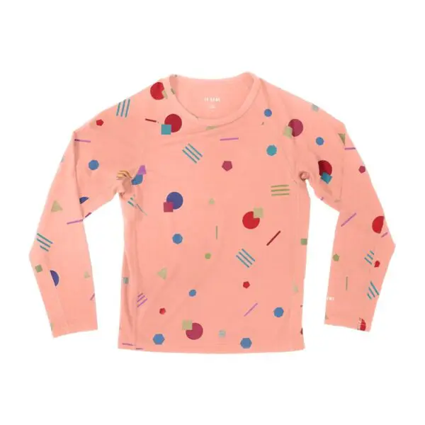 Le Bent Kids Confetti Midweight Raglan - Candy