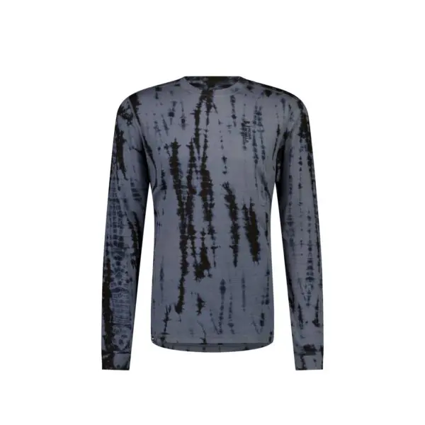 Mons Royale Cascade Merino Long Sleeve Men's - Grey Tie Dye