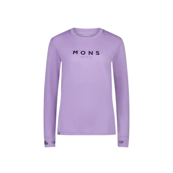Mons Royale Yotei Merino Classic Long Sleeve Women's - Lupin