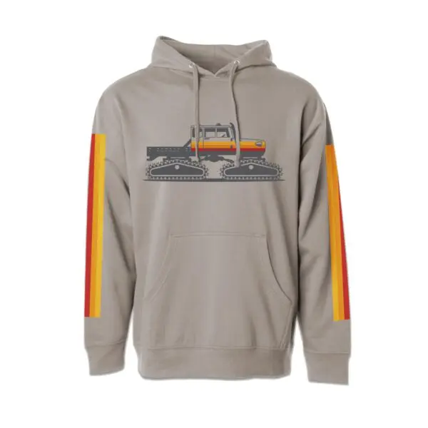 Spacecraft Retro Cat Hoodie - Cement