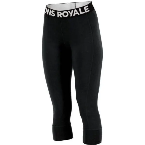 Mons Royale Cascade Merino 3/4 Legging Women's - Black