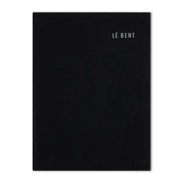 Le Bent Double Up Heavyweight Grid Fleece Neck Gaiter - Black