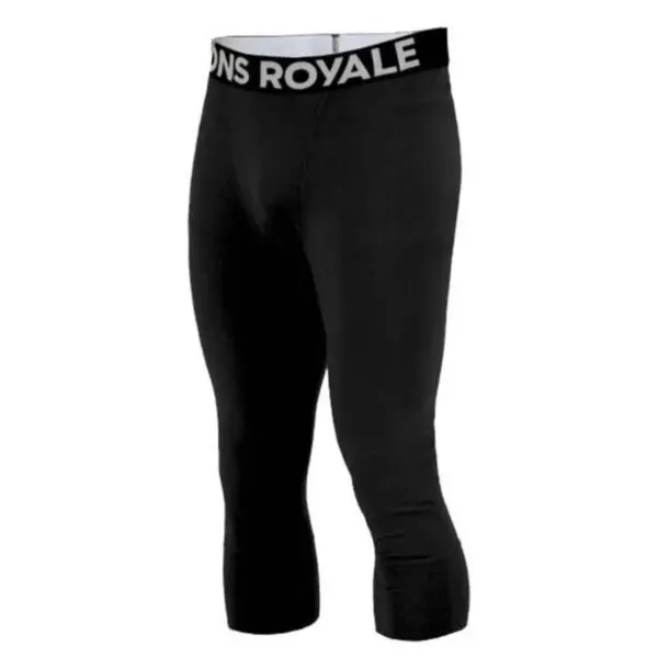 Mons Royale Cascade Merino 3/4 Leggings Men's - Black