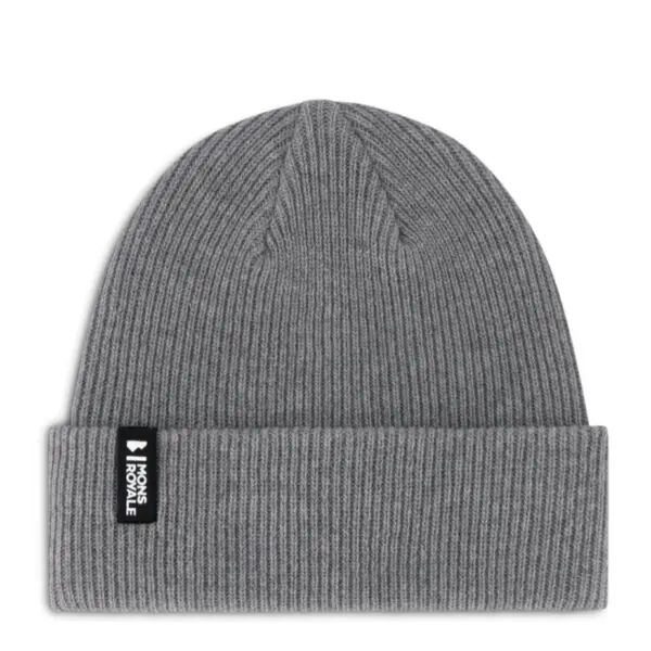 Mons Royale Chunky Logger Beanie - Charcoal