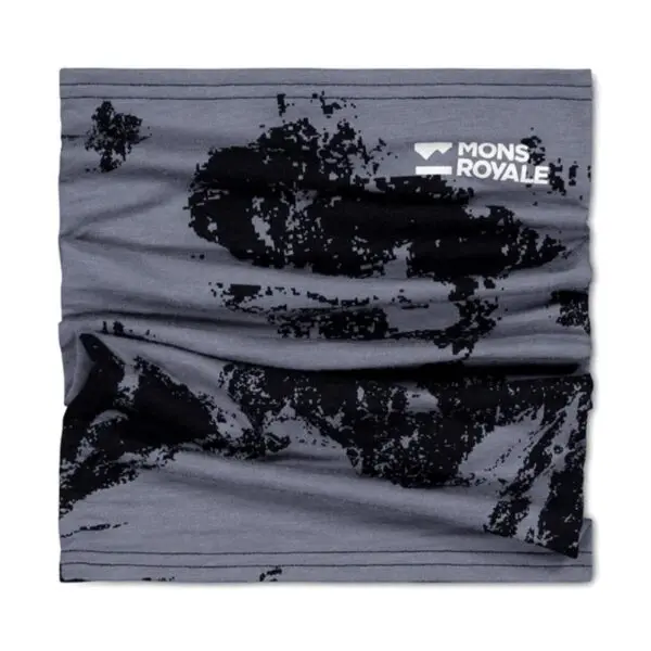 Mons Royale Daily Dose Merino Neckwarmer - Mtn Pixel Grey