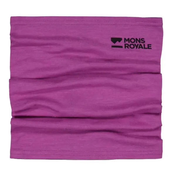 Mons Royale Daily Dose Merino Neckwarmer - Purple Bolt