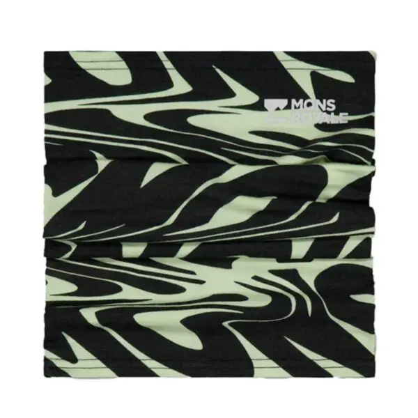 Mons Royale Daily Dose Merino Neckwarmer - Signal Lost Matcha