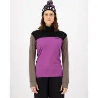 Mons-Royale-Yotei-High-Neck-Long-Sleeve-Purple-Bolt-Walnut-Black-Womens-Merino-NZ-4_square.jpg