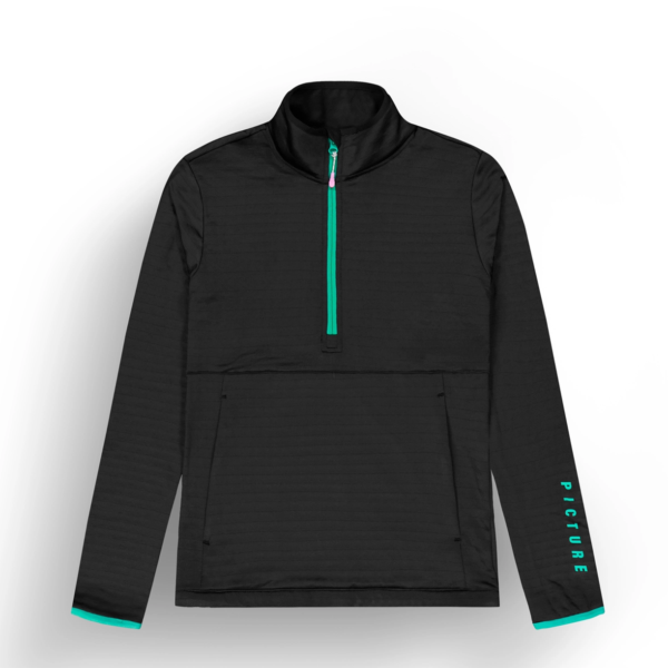 Picture Bake 1/4 Grid Fleece Women's - Black