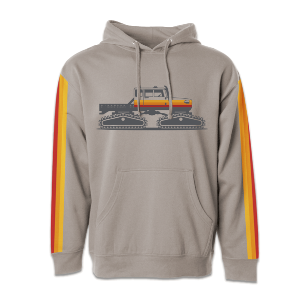Spacecraft Retro Cat Hoodie - Cement
