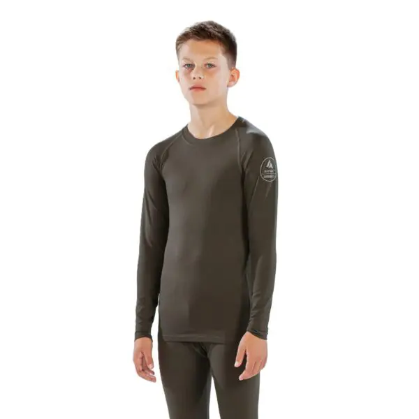 Surfanic Bodyfit Crew Kids - Khaki Camo