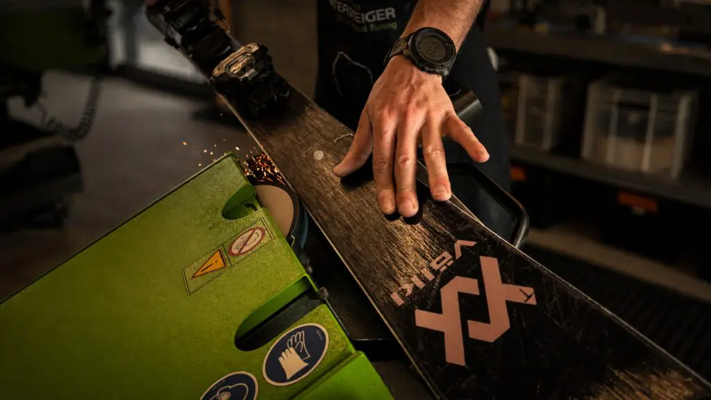 ski side edge tuning