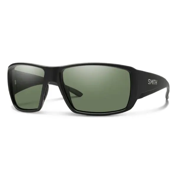 Smith Guides Choice Sunglasses - Matte Black / CP Polarized Gray Green