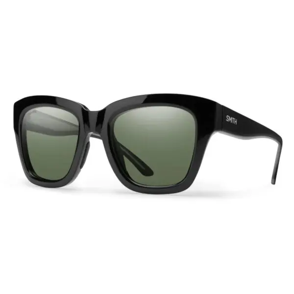 Smith Sway Sunglasses - Black / CP Gray Green