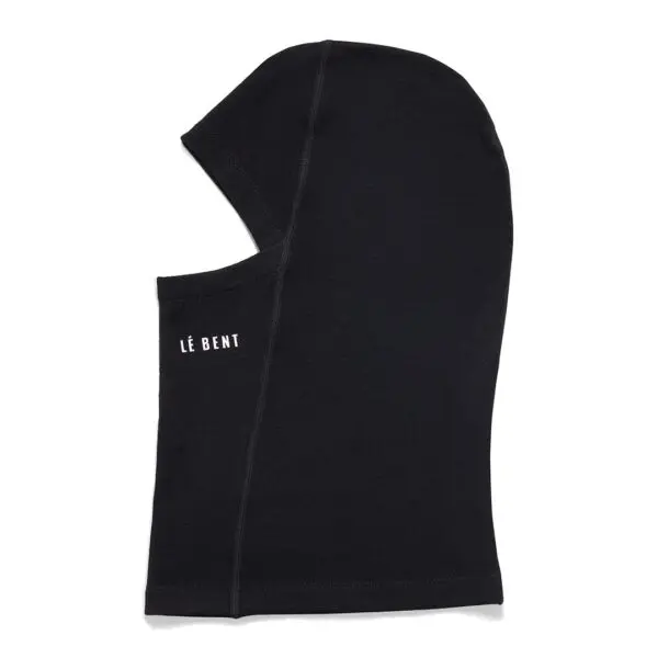 Le Bent Kids Heavyweight Grid Fleece Balaclava - Black