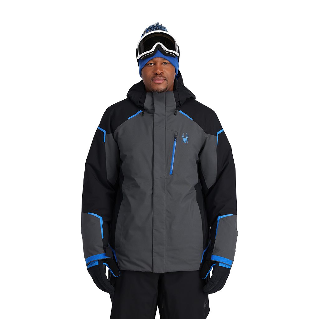  Spyder Men's Leader Jacket, Abyss, Small : Clothing