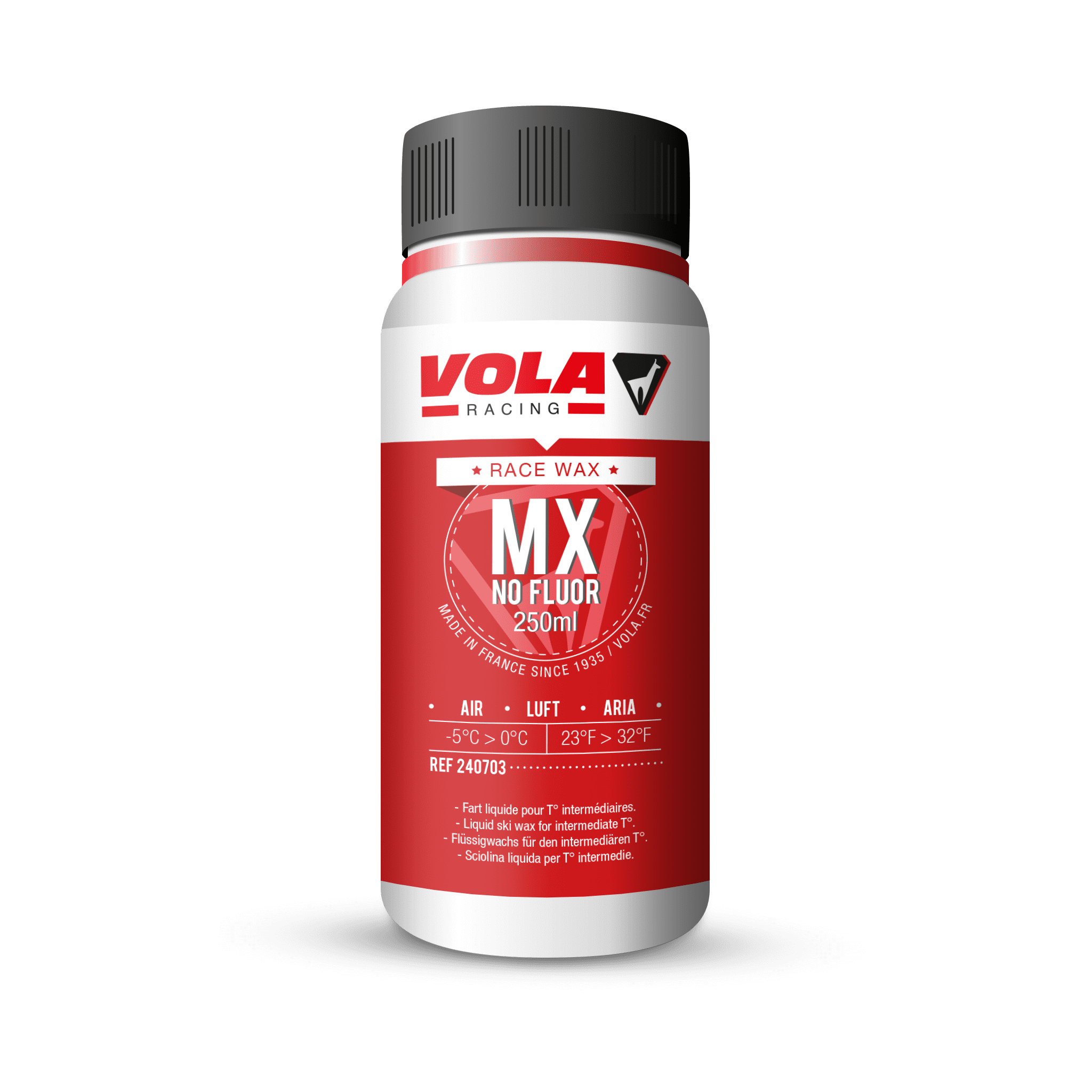 Vola Wax MX E - Red - 250ml | Gnomes - The Ski Experts