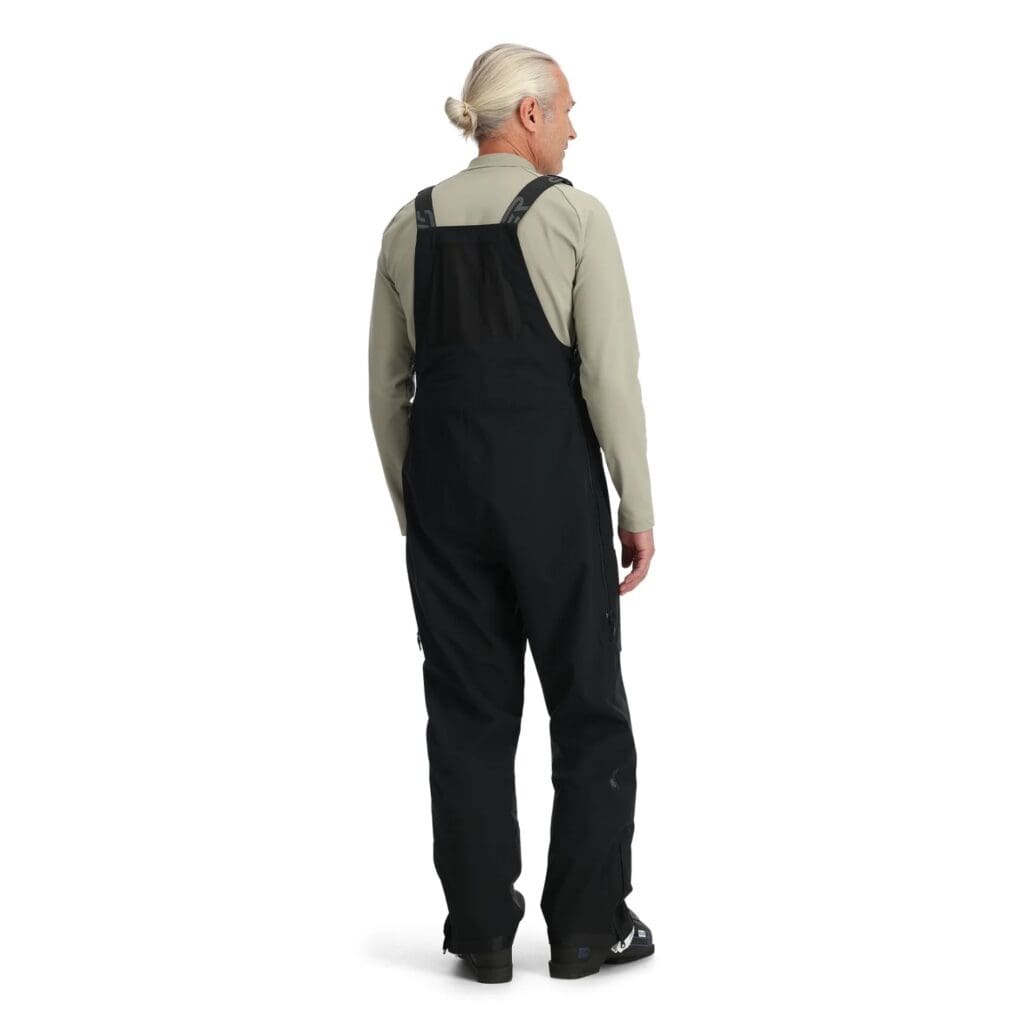 Spyder Sanction Bib Shell Pant - Black | gnomes [the ski experts]