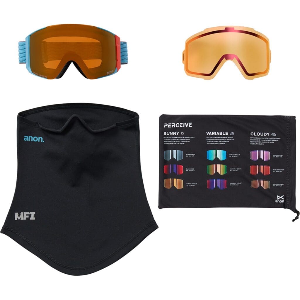 Anon Sync (Bonus Lens + MFI) - Retro Blue | gnomes [the ski experts]